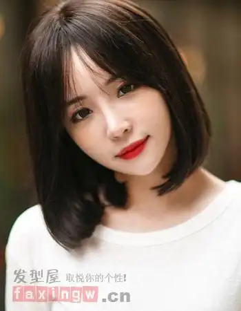 圆脸大脸发型_圆脸大脸发型设计图片_网友热点