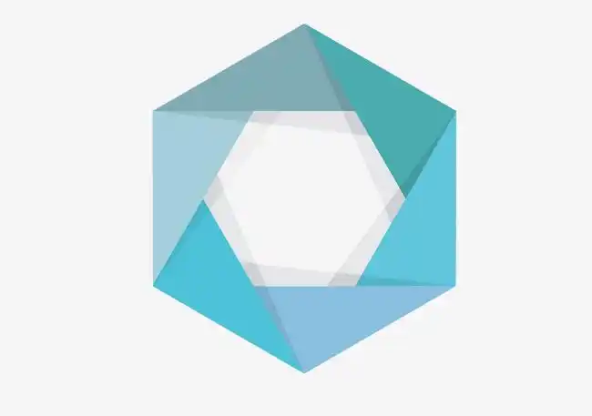 本抽象六边形素材来源于社稷网官方网站中的元素版块.