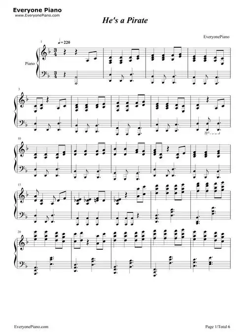 he is a pirate-加勒比海盗主题曲