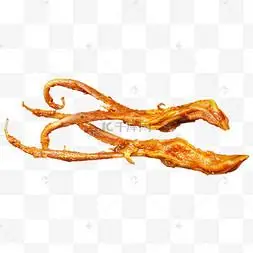 卤味美食鸭舌食品鸭舌小吃红色长长的舌头插画深红色狡猾的卡通细菌香