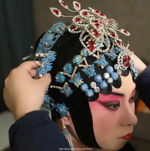 我的京剧照高清大图--京剧旦角化妆