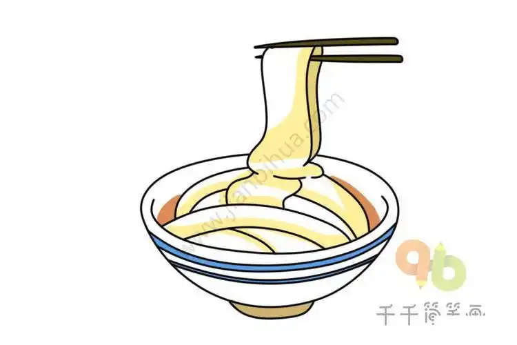 西安有哪些吃的简笔画