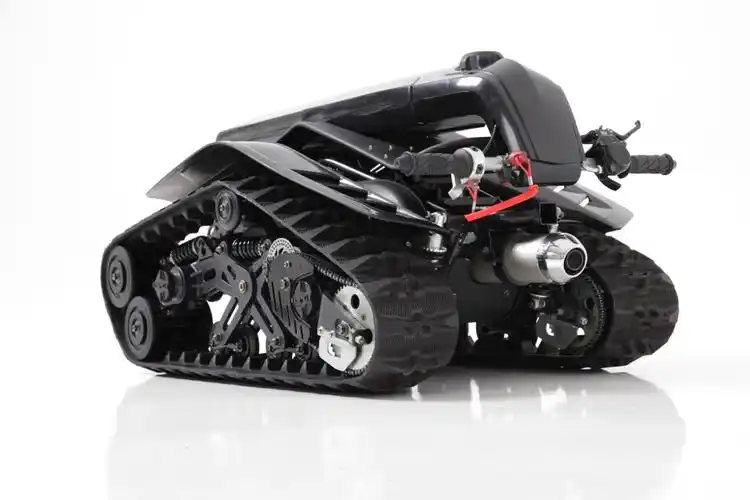 沙滩,坑洼等各种复杂路面行驶的全地形履带越滑板车