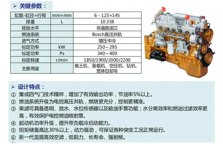 推土机空压机钻机装载机矿用车玉柴发动机柴油机yc6mk340-t3
