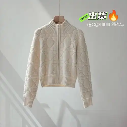 迪奥羊绒针织开衫