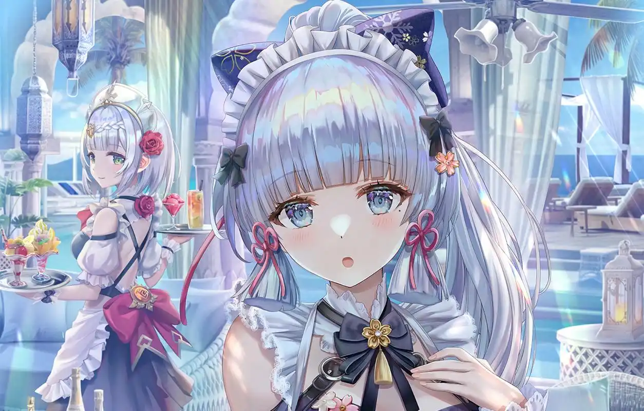 torino-神里绫华 (头像,电脑桌面,手机壁纸)#原神# #神里绫华# #动漫