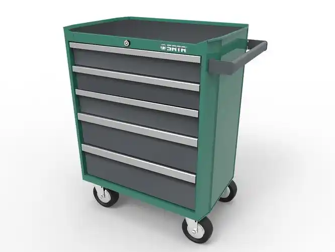 西安世达汽修5抽屉工具车770x470x896mm/西安世达经销商