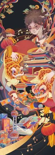 春节|插画|商业插画|joeyty - 原创作品 - 站酷 (zcool)