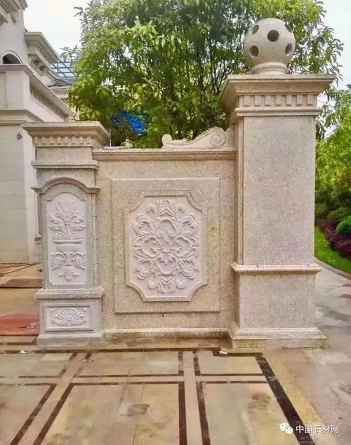 豪宅本宅这样的别墅石材大门才霸气多图精选