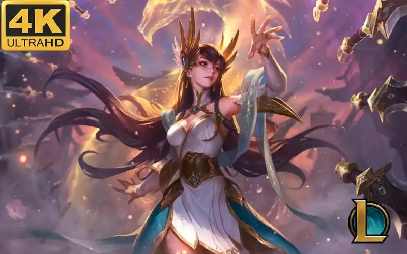 【英雄联盟】玉剑传说 舞剑仙-艾瑞莉娅 4k动态壁纸