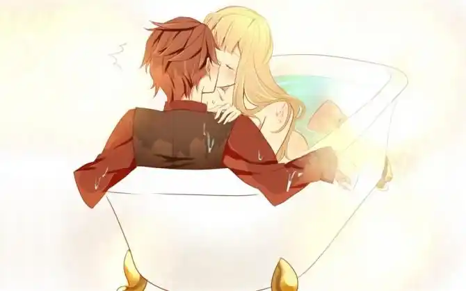 求几张高清的动漫少年和动漫少女亲吻的图片(两个人必须是长得好看的)