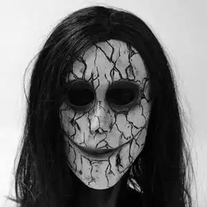 万圣节恐怖面具鬼屋密室逃脱npc女鬼吓人扮鬼头套鬼全脸装扮道具