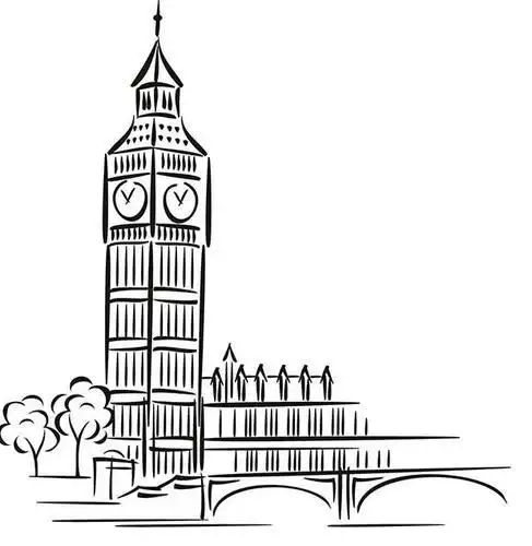 国家代表物品简笔画