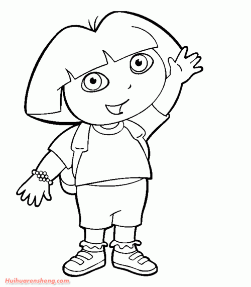 朵拉历险记简笔画6