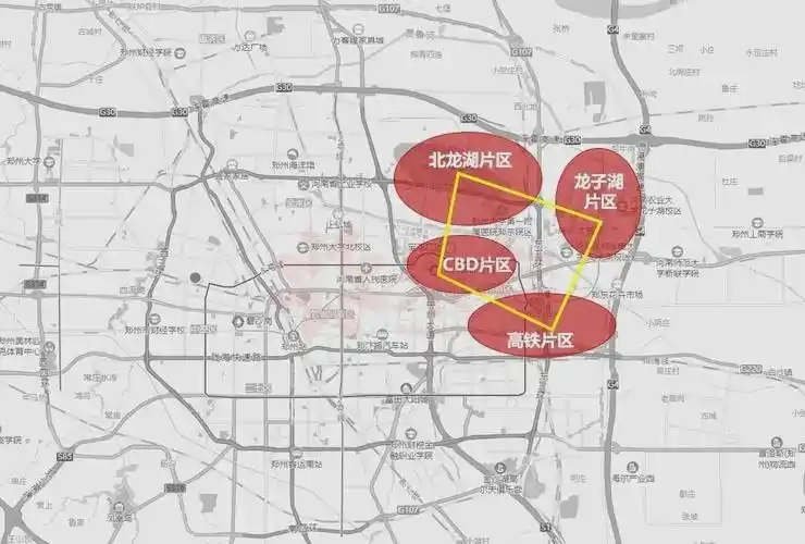 其实,今天的郑东新区,已然在郑州版图中 占据统治级高位.