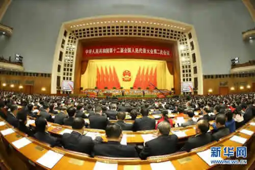 3月5日,第十二届全国人民代表大会第二次会议在北京人民大会堂开幕.