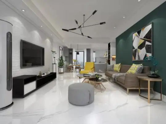 客厅瓷砖这样铺,好看又大气