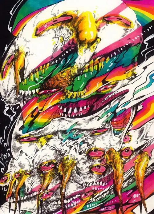 美国艺术家jaredafrica大胆夸张的涂鸦艺术作品