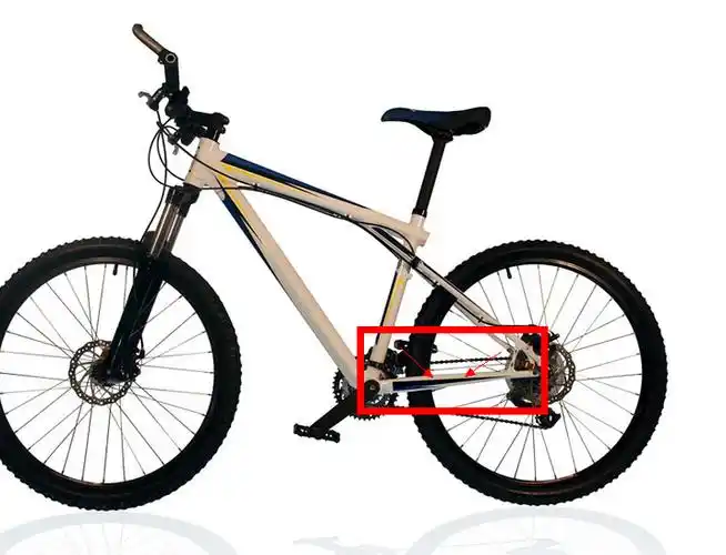 自行车后轮错位