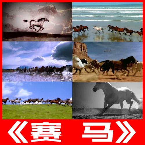 赛马 二胡独奏演奏水墨草原骏马万马奔腾舞台led大屏视频背景素材