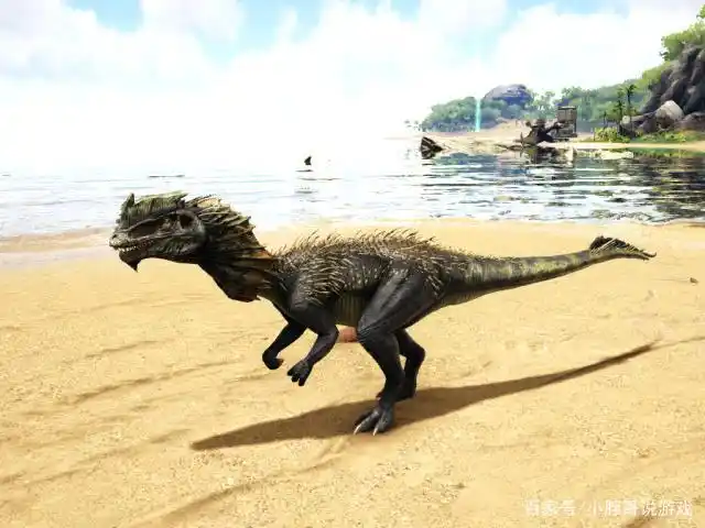 方舟生存进化:人送外号小毒狗的双脊龙,非常适合看家护院
