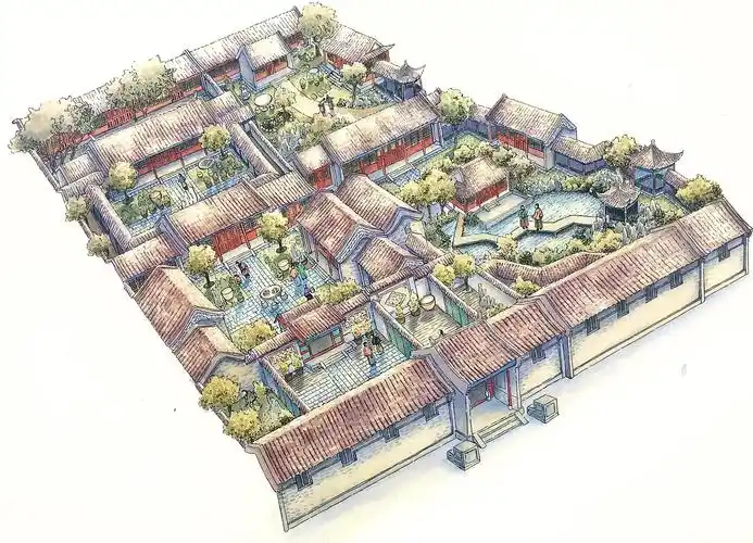 拥有花园的四进院推 荐地理游戏——山东