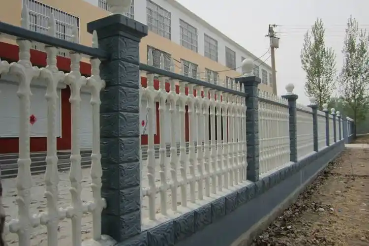 宝剑围栏现浇农村院子水泥花瓶柱护栏别墅金剑护栏水泥艺术金剑护栏