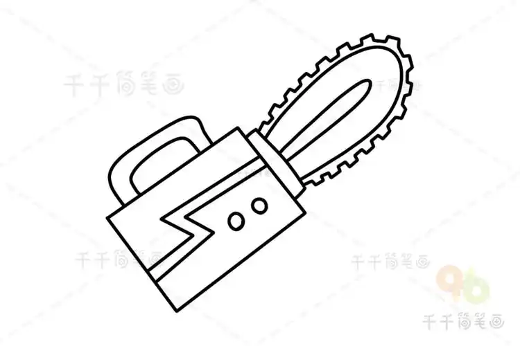 锯子简笔画教程
