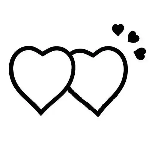 有关爱心的简笔画画法手帐素材丨爱心怎么画?