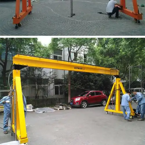 定制移动龙门吊龙门架起重升降式电葫芦吊架子电动驱动小型龙门吊5吨