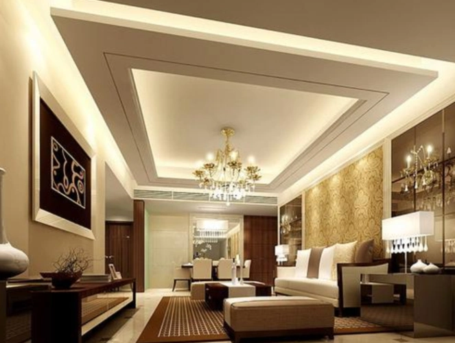 325平米别墅地下室星空吊顶装修效果图