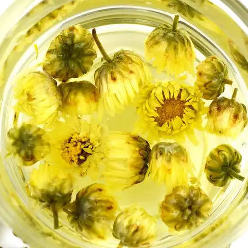 天曦茗茶 浙江特产杭白菊花草茶 桐乡头采特级胎菊花茶 2罐装