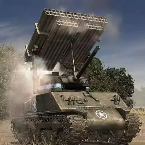 二战"谢尔曼"曾变身多管火箭炮:60连发打4800米