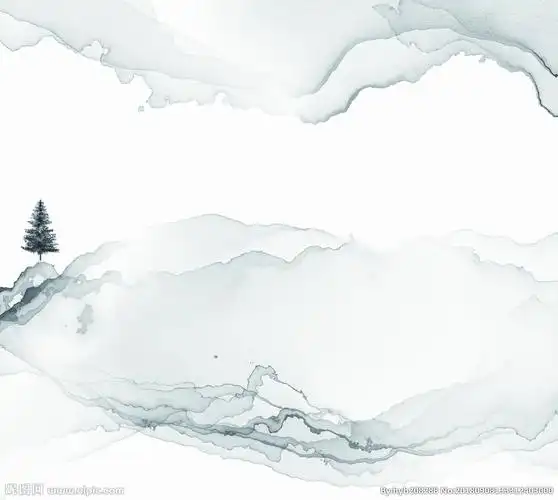 水墨设计图__花边花纹_底纹边框_设计图库_昵图网nipic.com