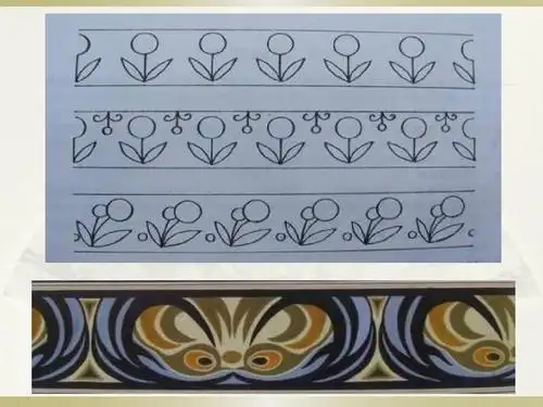 扮靓生活的花卉纹样 ____二方连续