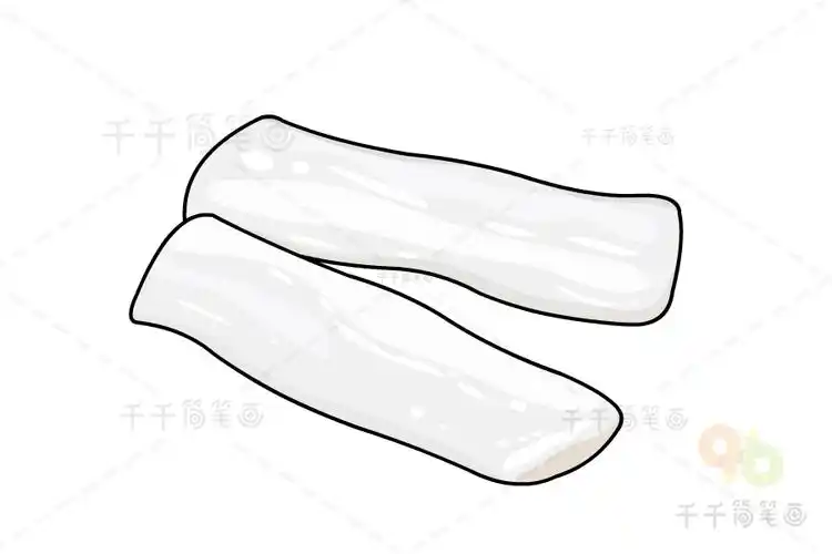 年糕简笔画图片