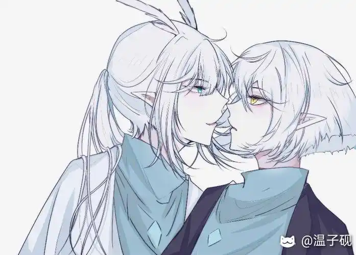 同人cp绘画#以前画的白菇