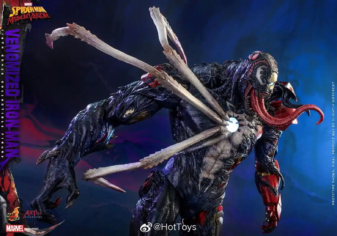 hottoys推出"毒液化钢铁侠"人偶 售价2680元