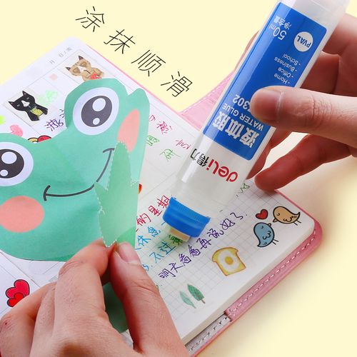 得力透明液体胶水办公学生用做手工制作专用