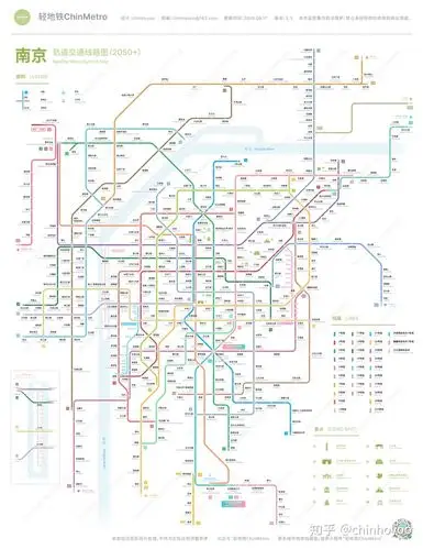 南京轨道交通线路图20502025运营版