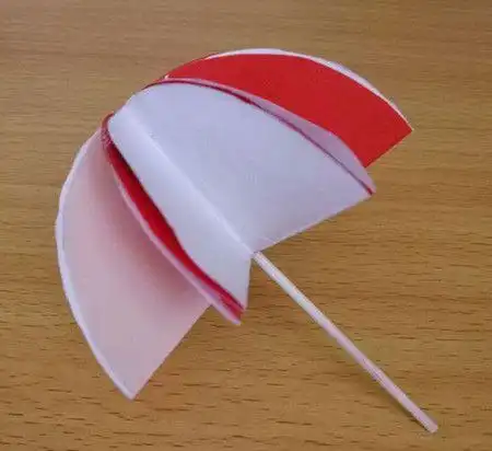 小卡纸折纸伞