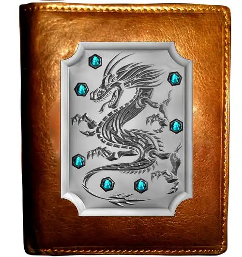 七星龙 金属浮雕皮具