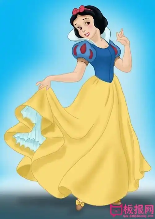 儿童简笔画白雪公主简笔画白雪公主教程