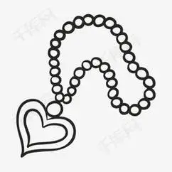 项链简笔画 项链简笔画简单又漂亮