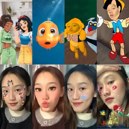 ins迪士尼类型特效快来一起拍吧