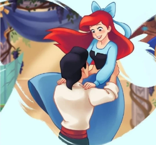 当迪士尼公主和王子跳舞,爱丽儿被举高高,而乐佩却朴素甜蜜?