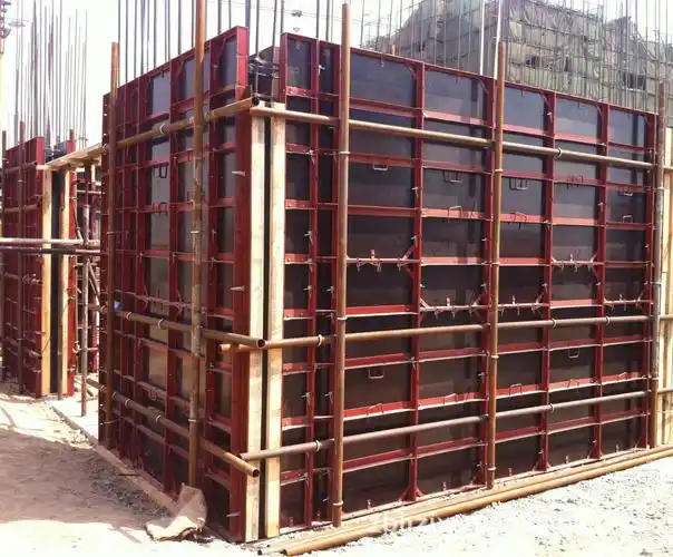 新型钢木组合模板,钢框