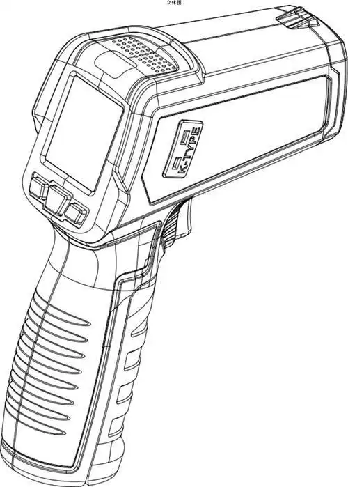 额温枪卡通简笔画