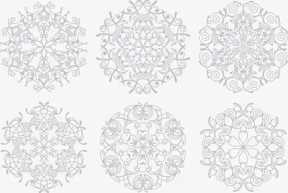 复古中式花边图案