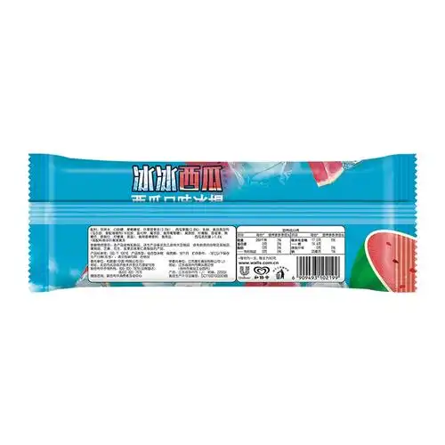 新品和路雪冰冰西瓜口味冰棍雪糕冰淇淋冷饮冰激凌80克1支